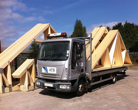ATS Deliver Trusses all over the UK and Ireland